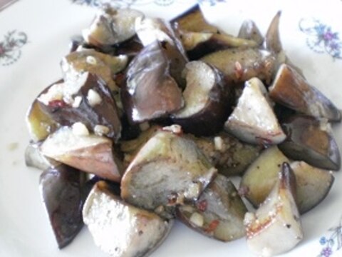 簡単なすのペペロンチーノ